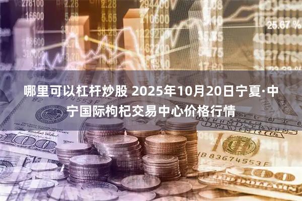 哪里可以杠杆炒股 2025年10月20日宁夏·中宁国际枸杞交易中心价格行情