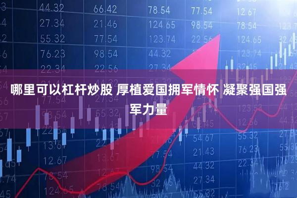 哪里可以杠杆炒股 厚植爱国拥军情怀 凝聚强国强军力量