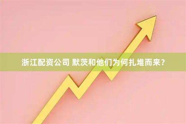 浙江配资公司 默茨和他们为何扎堆而来？