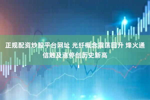 正规配资炒股平台网址 光纤概念震荡回升 烽火通信触及涨停创历史新高